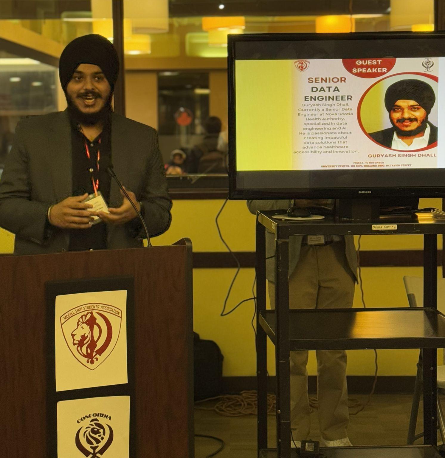 Speaking at McGill University